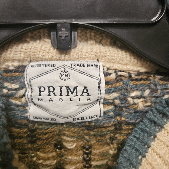 Vintage 70s 80s Men's Prima Sweater Large - Picture 3 of 6